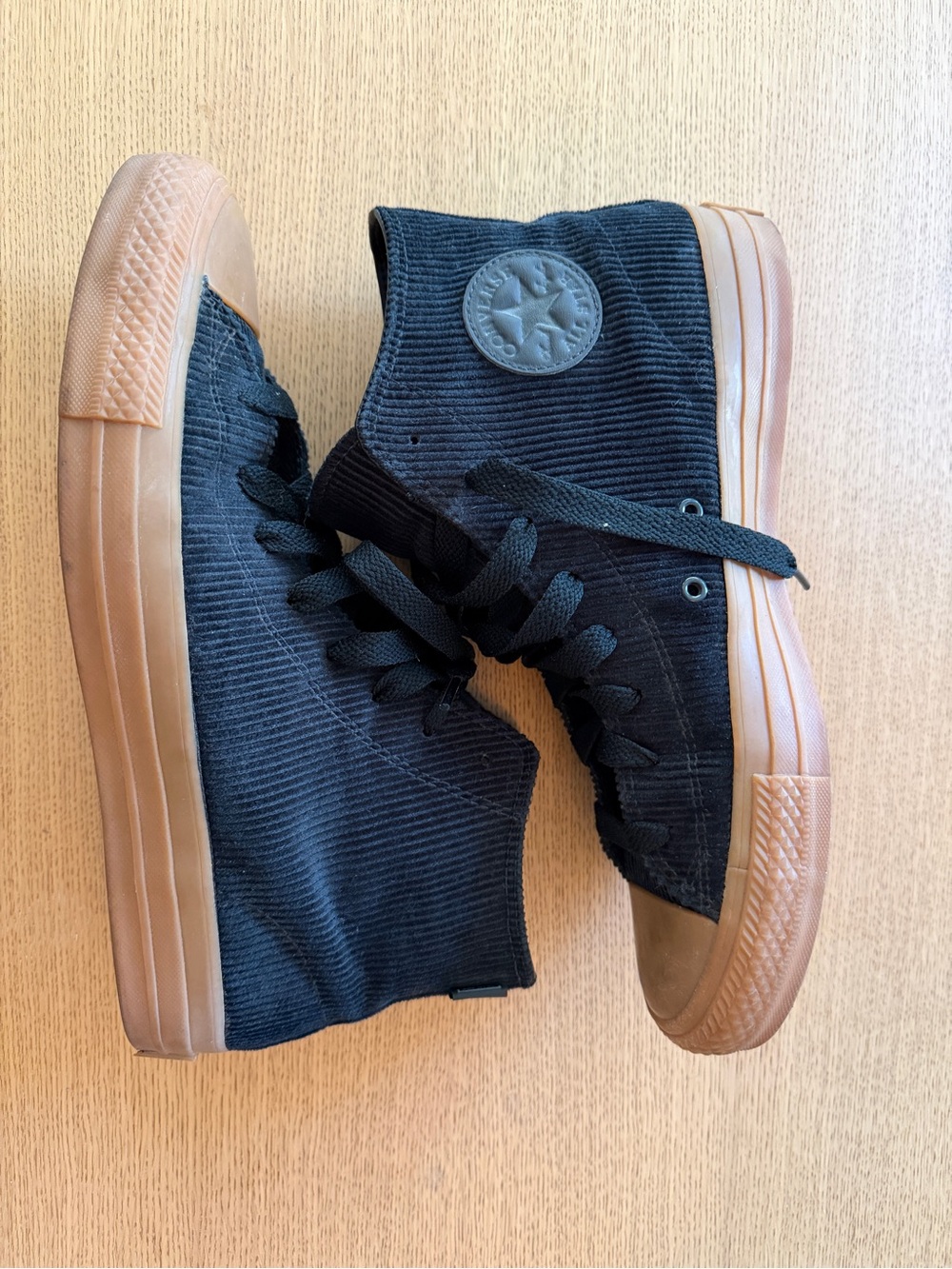 Converse chuck Taylor all star pro - Black Corduroy High-Top with Gum Sole